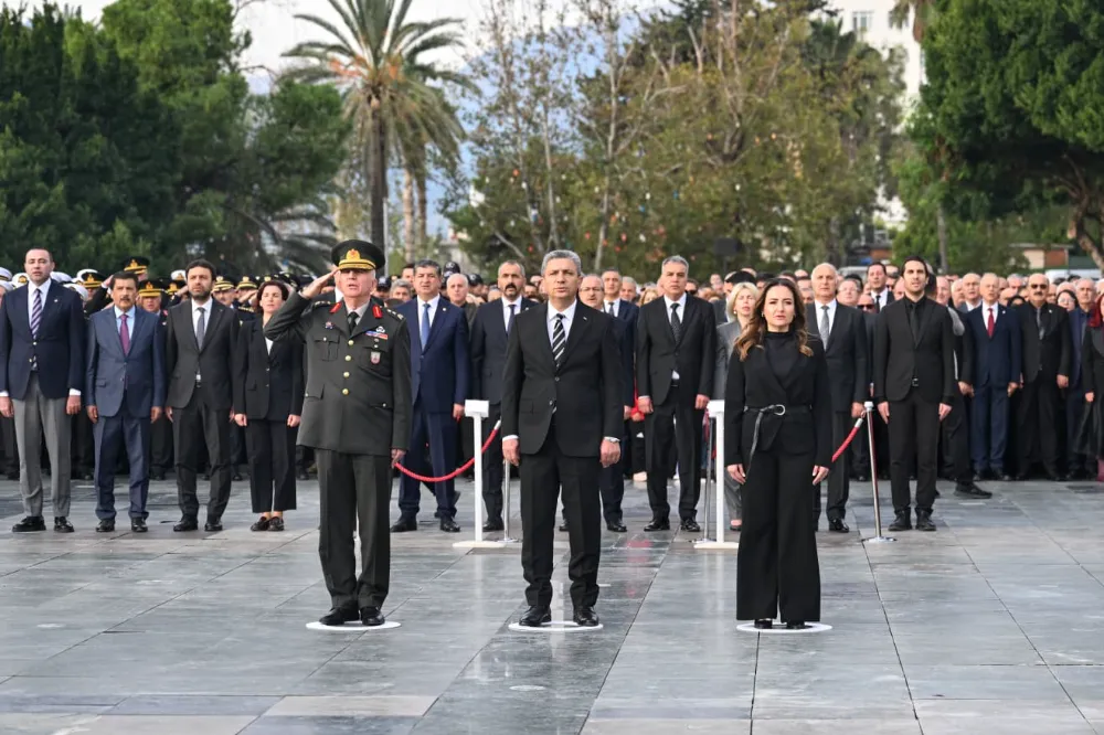 ULU ÖNDER ATATÜRK ANTALYA’DA SAYGIYLA ANILDI