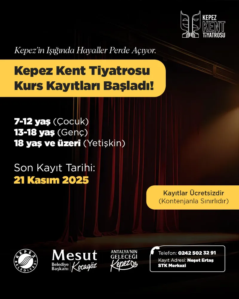 Kepez’in ışığında hayaller perde açıyor 