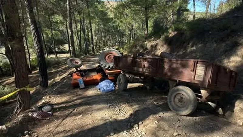 Serik’te traktör kazası: 61 yaşındaki sürücü hayatını kaybetti