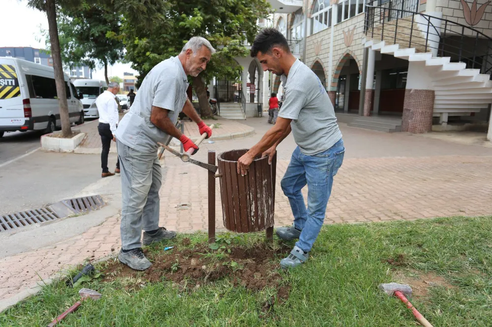Kepez’in her köşesinde işçi emeği var 
