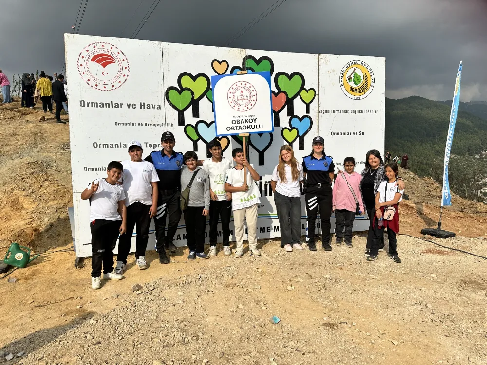 Öğrencileri Polisle Doğaya Yeniden Hayat Verdi