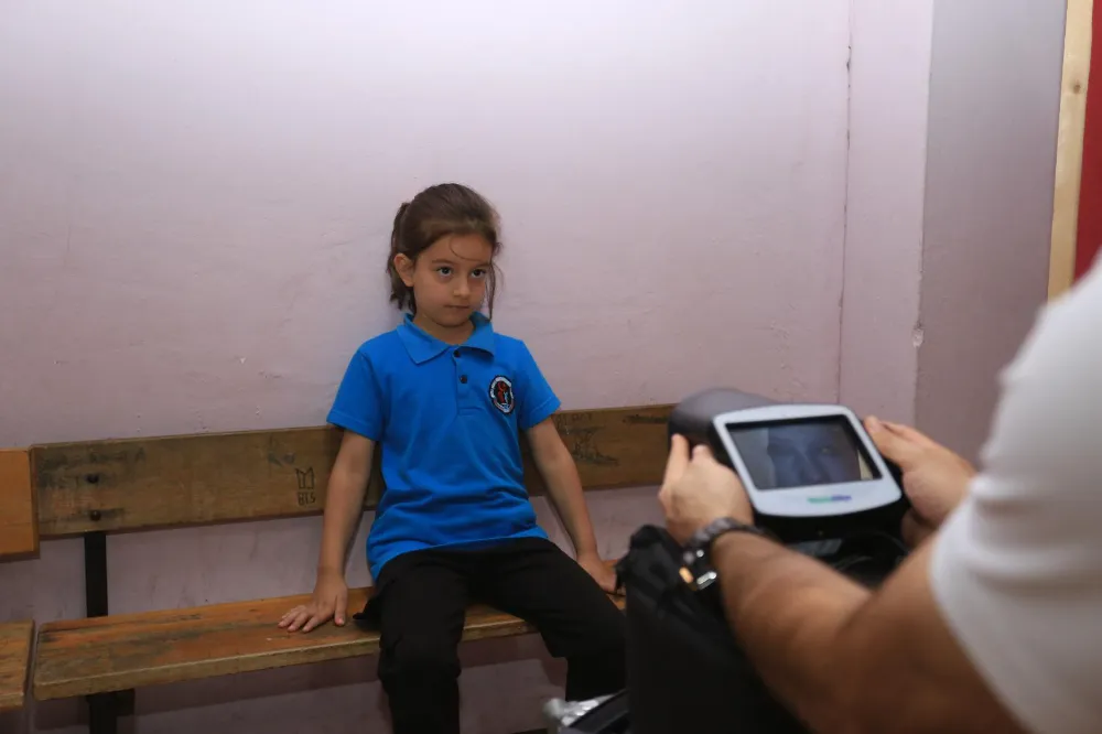 Kepez’den öğrencilere göz sağlığı taraması