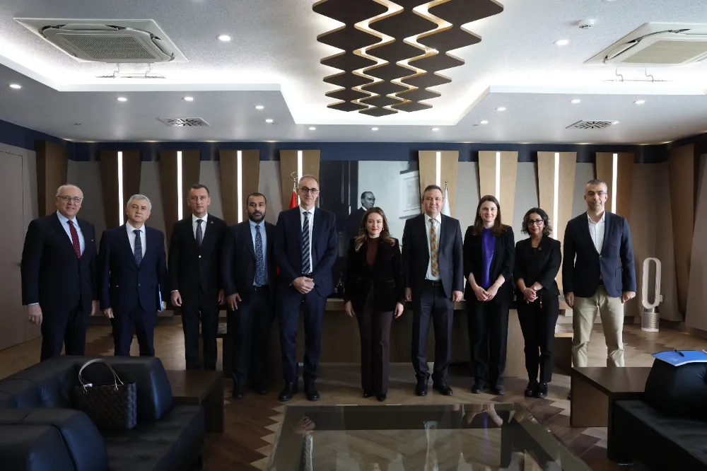 Dünya bankası heyetinden Başkan Vekili Büşra Özdemir’i ziyaret 