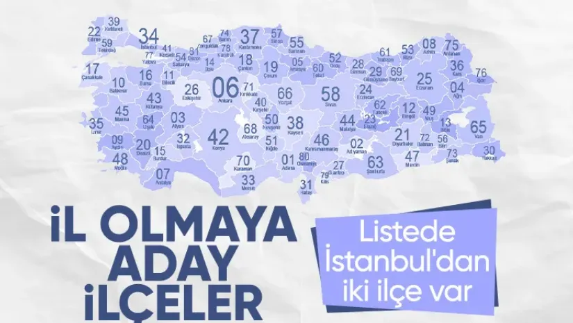 Araştırma yayınlandı: İl olma potansiyeli yüksek ilçeler
