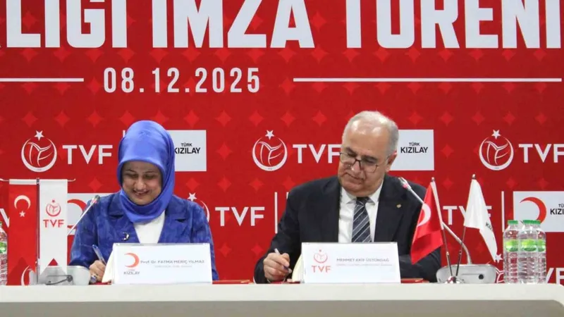 Türk Kızılay ve Türkiye Voleybol Federasyonu ortak çalışmaların düzenlenmesi amacıyla iş birliği protokolü imzaladı