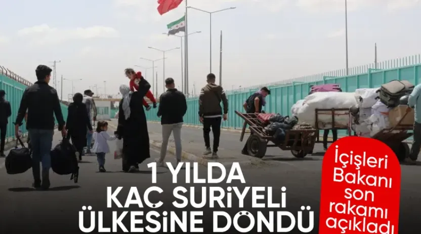 1 yılda 578 bin Suriyeli, Türkiye