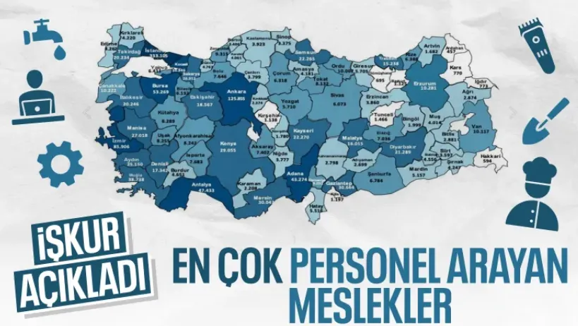 En çok işçi aranan ilk 10 meslek açıklandı