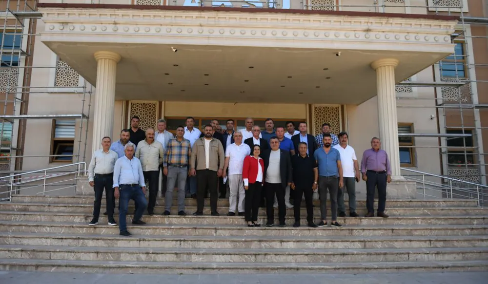 MUHTARLARDAN HAYIRLI OLSUN ZİYARETİ