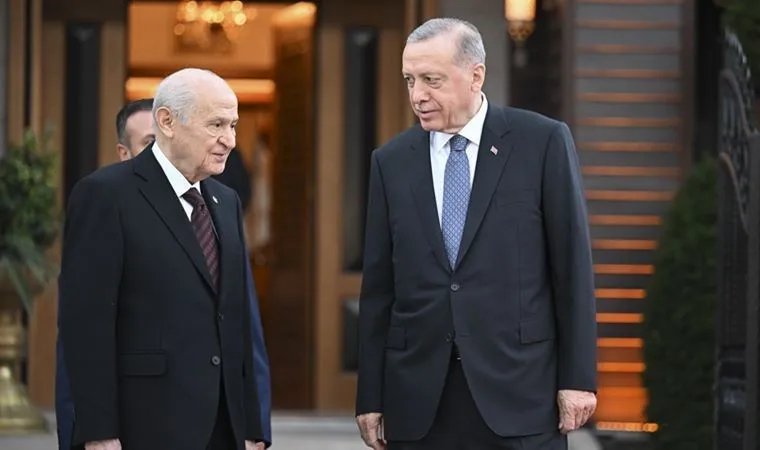Cumhurbaşkanı Erdoğan ve Devlet Bahçeli ile bir araya geldi