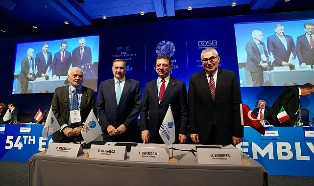 İstanbul için tarihi nitelikteki imza, TBB ve İBB Başkanı Ekrem İmamoğlu tarafından, Almanya